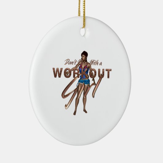 TOP nicht mit Schulmädchen durcheinander bringen Keramik Ornament (Rechts)