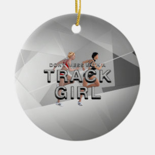 TOP nicht mit Track Girl durcheinander bringen Keramik Ornament