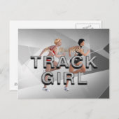 TOP nicht mit Track Girl durcheinander bringen Postkarte (Vorne/Hinten)