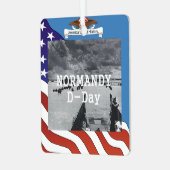 TOP Normandie Metal Ornament (Vorderseite links)