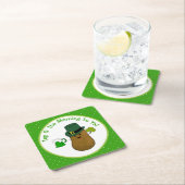 Top O' the morgens zu Ya Irish Potato Rechteckiger Pappuntersetzer (Vor Ort)