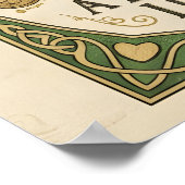 Top O' The Mornin'! St. Patrick's Day Poster (Ecke)