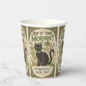 Top O' The Morning - St. Patrick's Day Papiertasse Pappbecher (Rechts)