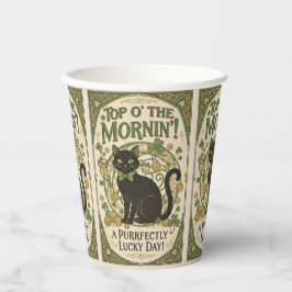 Top O' The Morning - St. Patrick's Day Papiertasse Pappbecher