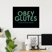 TOP Obey Glutes Poster (Heimbüro)