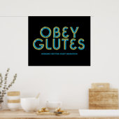 TOP Obey Glutes Poster (Küche)