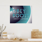 TOP Obey Hintern Poster (Küche)
