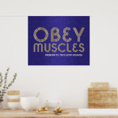 TOP Obey Muscles Poster (Küche)