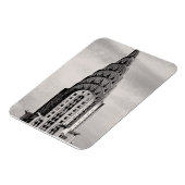 Top of the Chrysler Gebäude NYC - B&W Magnet (Linke Seite)