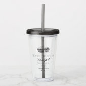 Top of the Island Winery Acrylic Tumbler Acryltrinkbecher (Vorderseite)