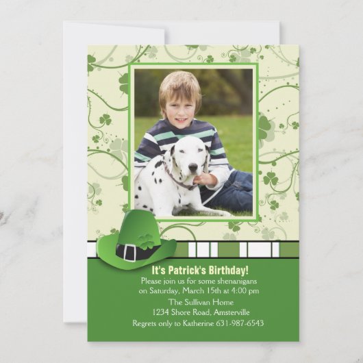 Top of the Morning Foto Einladung (Vorderseite)