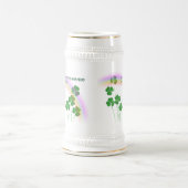 Top of the Morning St Patrick's Day Kleeblatts Bierglas (Mittel)