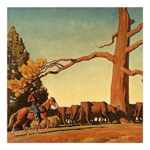 „Top of the Ridge“ Western Art von Maynard Dixon Fotodruck