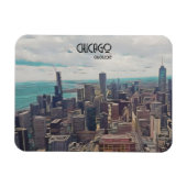 Top of the World, Chicago, individualisierbares Da Magnet (Horizontal)