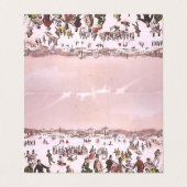 TOP One Schöner Skate Visitenkarten (Außenseite Aufgefaltet)