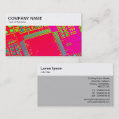 Top-Panel - Abstraktes Stromkreisgeschäft C Visitenkarte (Vorne/Hinten)