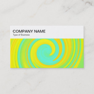 Top-Panel - Abstraktes Swirl 250816 - 01b Business Visitenkarte