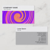 Top-Panel - Abstraktes Swirl 250816 - 01c Business Visitenkarte (Vorne/Hinten)