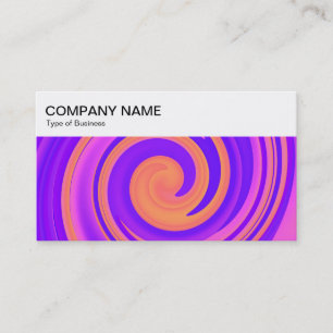 Top-Panel - Abstraktes Swirl 250816 - 01c Business Visitenkarte