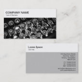 Top-Panel - alte Schreibtischverkäufer-Visitenkart Visitenkarte (Vorne/Hinten)