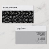 Top-Panel - Asanoha-Muster 02 Visitenkarte (Vorne/Hinten)