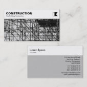 Top Panel - Bau - Gerüst-Foto Visitenkarte (Vorne/Hinten)