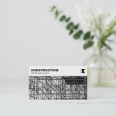 Top Panel - Bau - Gerüst-Foto Visitenkarte (Stehend Vorderseite)