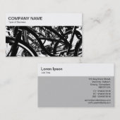 Top-Panel - Bikes HC BW Business Card Visitenkarte (Vorne/Hinten)