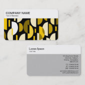 Top Panel - Crescent Muster 010921 - Bernstein Visitenkarte (Vorne/Hinten)