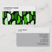 Top-Panel - Crescent Muster 010921 - Grass Green Visitenkarte (Vorne/Hinten)