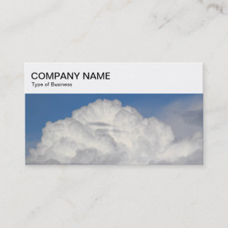 Top Panel - Cumulonimbus Cloud Business Card Visitenkarte