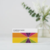 Top Panel - Farbsegmente 02 Visitenkarte (Stehend Vorderseite)