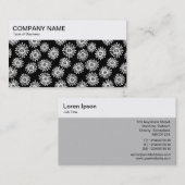 Top-Panel - florale Muster-Visitenkarte Visitenkarte (Vorne/Hinten)