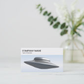 Top-Panel - Flying Saucer-Visitenkarte Visitenkarte (Stehend Vorderseite)