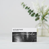 Top-Panel - Geschäftskarte für den Herbst Visitenkarte (Stehend Vorderseite)