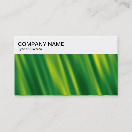Top-Panel - Green Liquid Business Card Visitenkarte (Vorderseite)