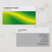 Top-Panel - Green-Wave-Visitenkarte Visitenkarte (Vorne/Hinten)