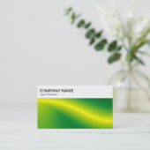 Top-Panel - Green-Wave-Visitenkarte Visitenkarte (Stehend Vorderseite)