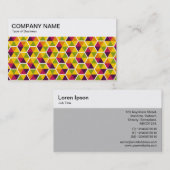 Top Panel - Hexagon Muster 01 Visitenkarte (Vorne/Hinten)