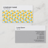 Top Panel - Hexagon Muster 03 Visitenkarte (Vorne/Hinten)