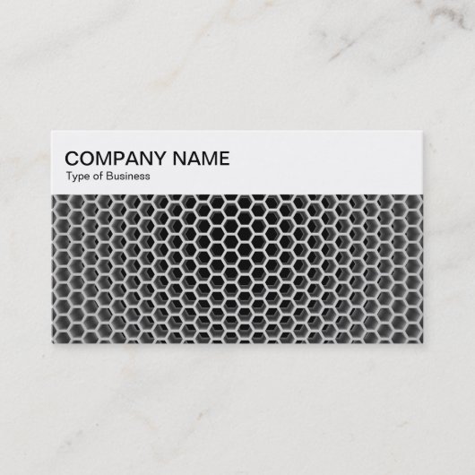 Top Panel - Honeycomb Business Card Visitenkarte (Vorderseite)