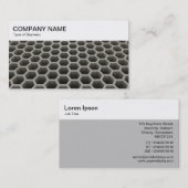Top-Panel - Honeycomb-Perspektive Warme Business C Visitenkarte (Vorne/Hinten)