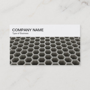 Top-Panel - Honeycomb-Perspektive Warme Business C Visitenkarte