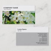 Top Panel - Honigbiene auf Blossom Business Card Visitenkarte (Vorne/Hinten)