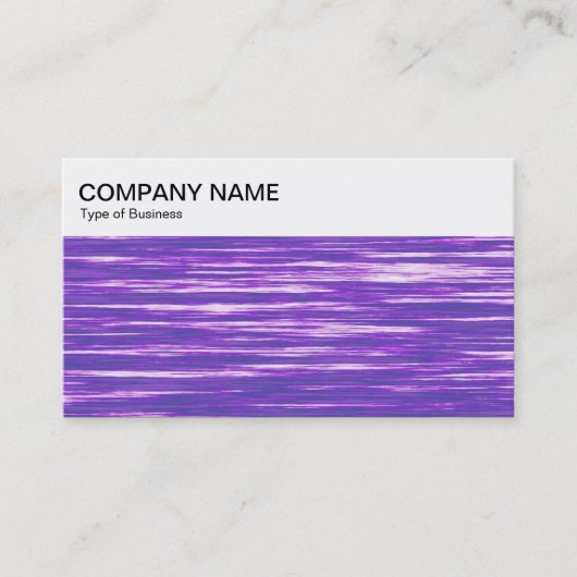 Top-Panel - Lila Interferenz-Visitenkarte Visitenkarte (Vorderseite)