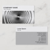 Top Panel - Long Spring B&W Business Card Visitenkarte (Vorne/Hinten)