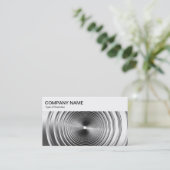 Top Panel - Long Spring B&W Business Card Visitenkarte (Stehend Vorderseite)