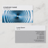 Top Panel - Long Spring Blue Business Card Visitenkarte (Vorne/Hinten)