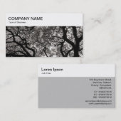 Top-Panel - Magnolia Trees Business Card Visitenkarte (Vorne/Hinten)