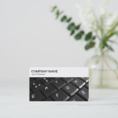 Top-Panel - Notebook-Tastatur 02-Visitenkarte Visitenkarte (Stehend Vorderseite)